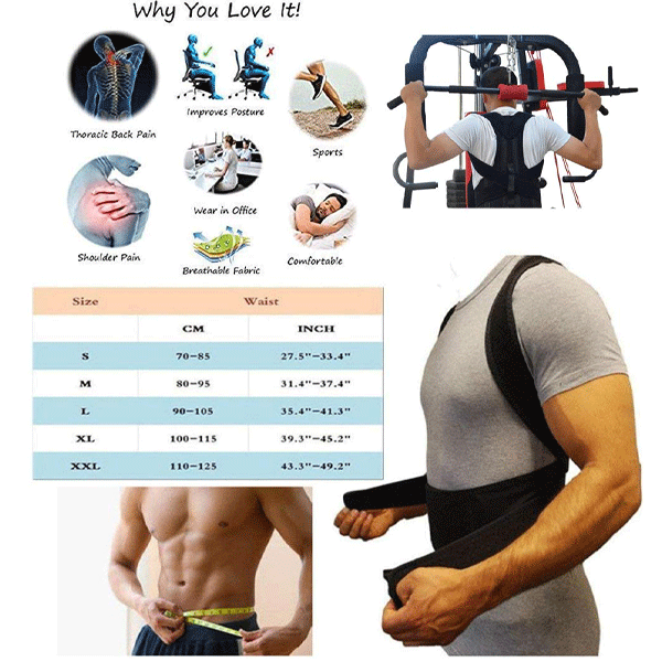 Back Pain Relief Posture Corrector-8838