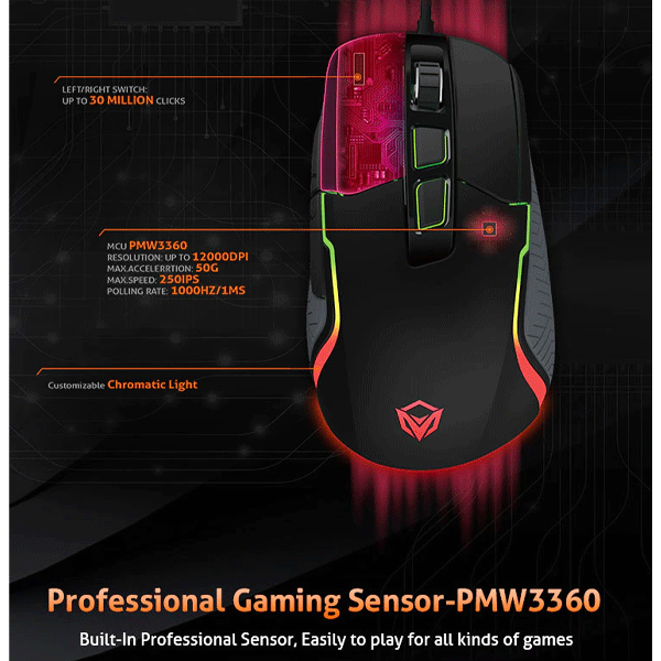 Meetion MT-G3360 Gaming Mouse-9318