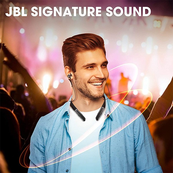 JBL Live 200BT Wireless In Ear Neckband Headphone,Black-9804