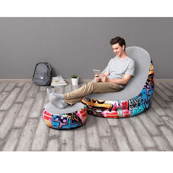 Bestway Inflatable Comforter Set With Pump-3609