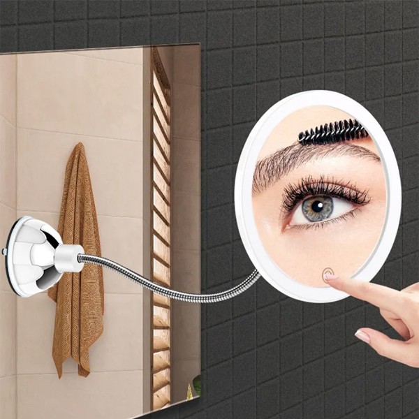 LED 10X Magnifying Makeup Mirror With Lights-6752