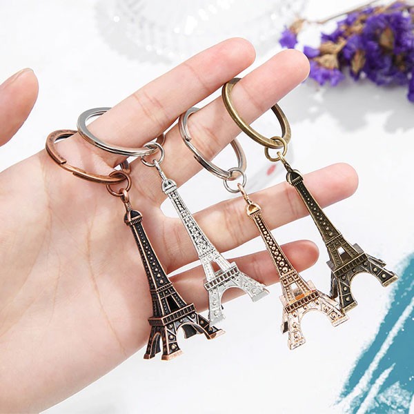 Eiffel Tower Key Chain, Assorted Color-4448