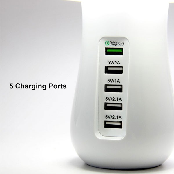 5- Ports USB Wall Quick Charger -4591