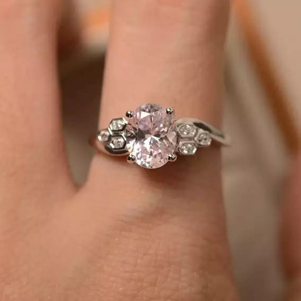 SIGNATURE COLLECTIONS SGR006 Lovely Princess Pink Ring-4860