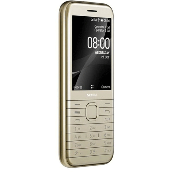 Nokia 8000 4G Ta-1311 Dual Sim Gcc Gold-11341