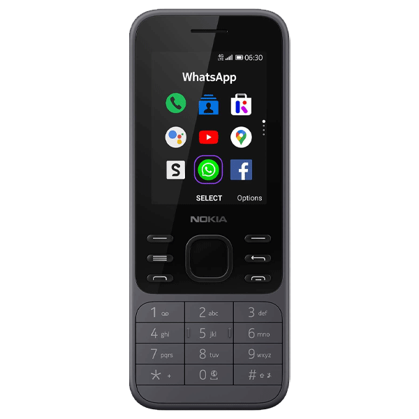 Nokia 6300 4G Ta-1287 Dual Sim Gcc Charcoal-11284