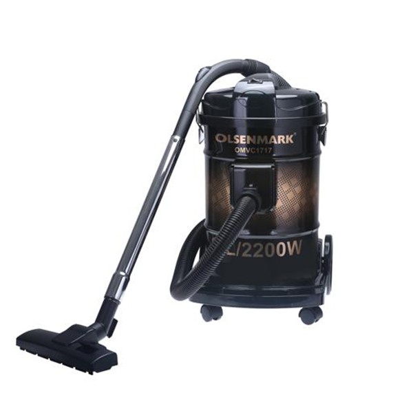 Olsenmark OMVC1717 Drum Vacuum Cleaner, 24L, 2200W, Flow Adjustable-2538