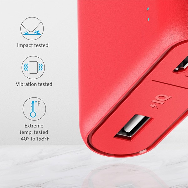 Anker A1223H91 PowerCore 10000mAh Power Bank Red-1028