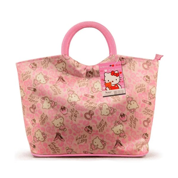 Hello Kitty High Quality Waterproof Round Mouth Handbag-6713