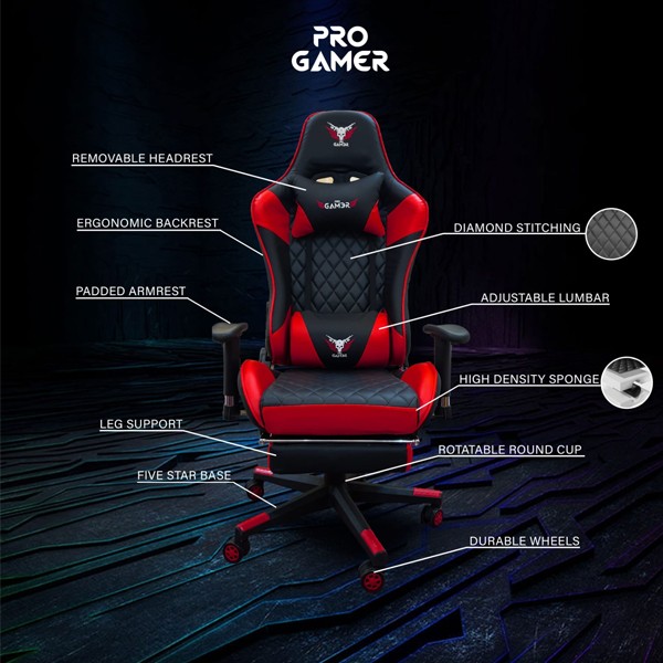 Pro Gamer High Quality Gaming Chairs-6199