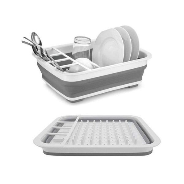 Collapsible Dish Drainer With Draining Board-142