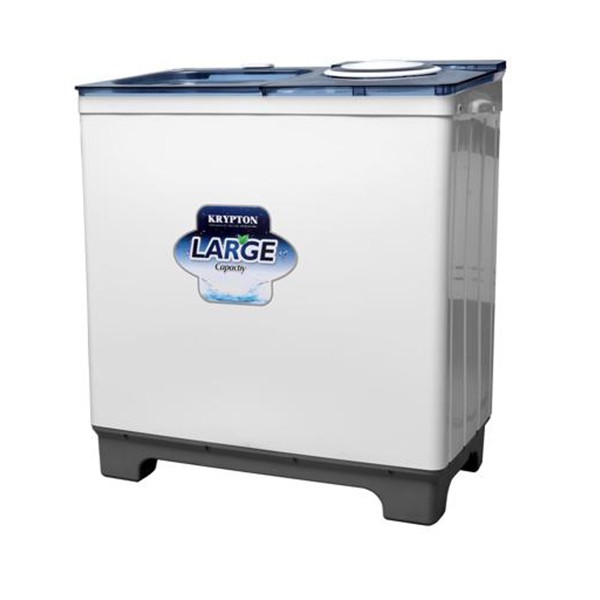 Krypton KNSWM6186 9.8 Kg Semi-Automatic Washing Machine, White-3575