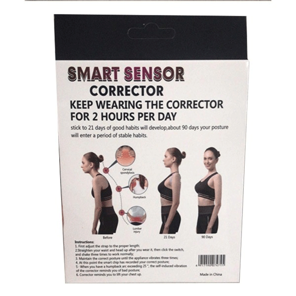 Smart Sensor Back Posture Corrector For Adults And Kids-2257