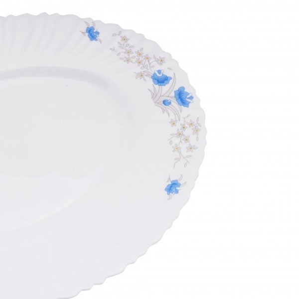 Royalford RF5683 Opal Ware Oval Plate, 14 Inch-4005