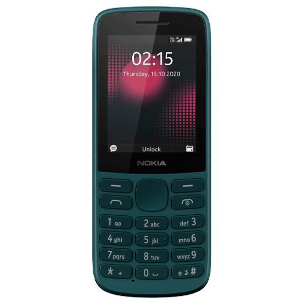 Nokia 215 4G Ta-1284 Dual Sim Gcc Cyan -11190