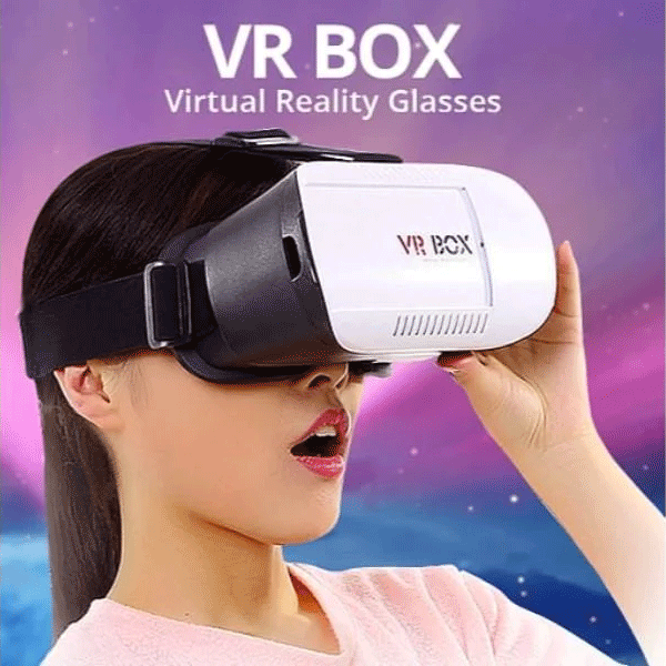 VR Box Virtual Reality Glasses 3D Virtual Reality Compatible with All Smartphones Having 6 Inch Display-1478