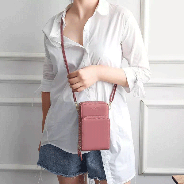 Forever Young Multifunctional Crossbody and Shoulder Bag For Women,Pink-1880