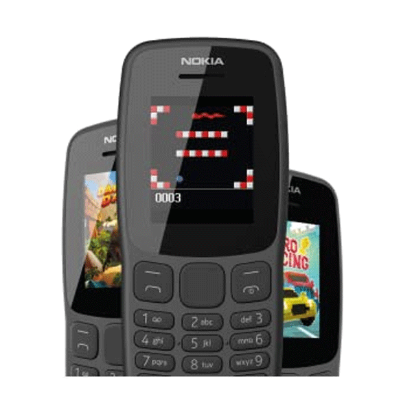 Nokia 106 Ta-1114 Dual Sim Gcc Grey-8400