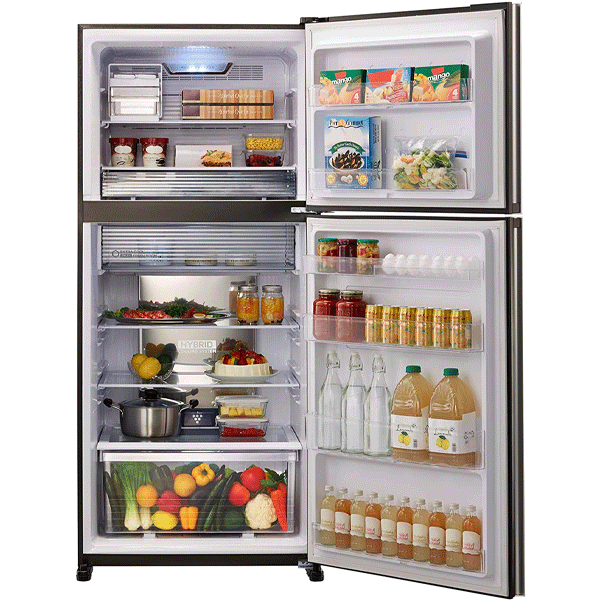 Sharp 2-Door Refrigerator 600L NET SJ-SMF750-BK3-11092