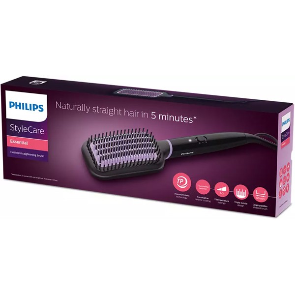 Philips Stylecare Essential Heated Straightening Brush BHH880/03-5589