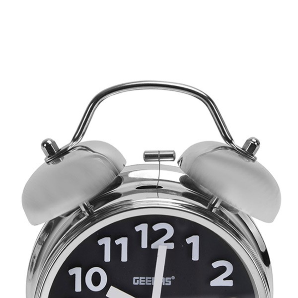 Geepas GWC26020 Twin Bell Alarm Clock-649