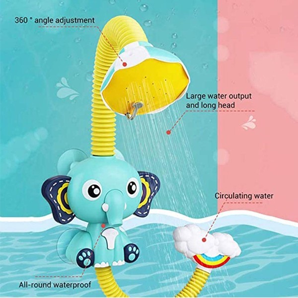 Baby Toy Shower Electric Elephant-6757