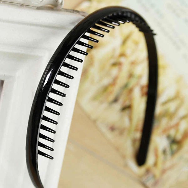 Plastic Wavy Toothed Hairband for Men & Women-4427