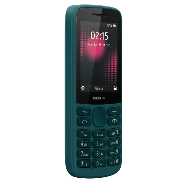 Nokia 215 4G Ta-1284 Dual Sim Gcc Cyan -11191
