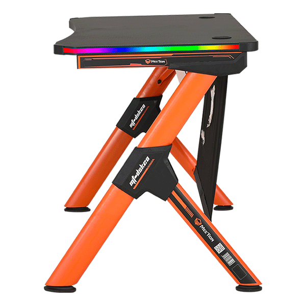 Meetion MT-DSK20 Gaming Table Black+Orange-10371