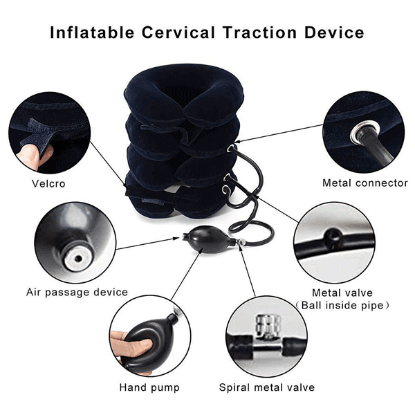 Inflatable Cervical Neck Traction Pillow -10688