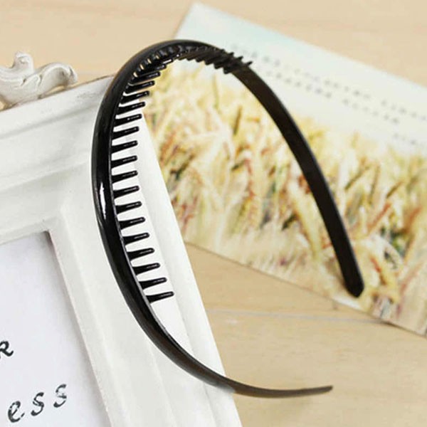 Plastic Wavy Toothed Hairband for Men & Women-4428