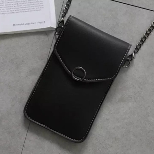 GO LIFE Hot Selling Touchscreen Waterproof Ladies Designer Leather Wallet-6659
