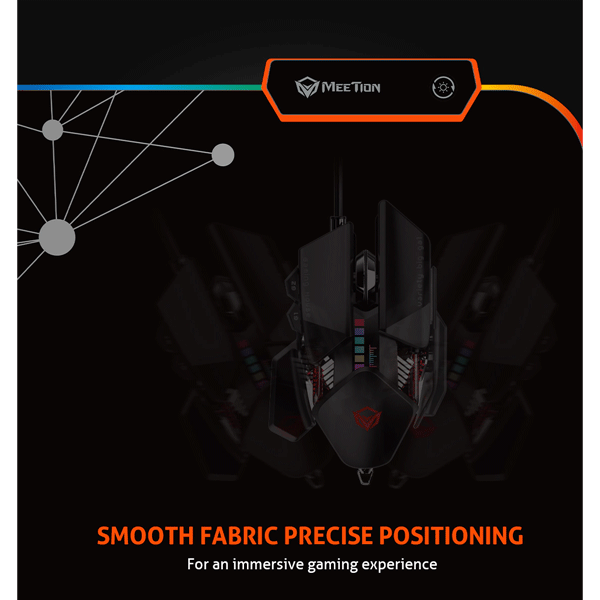 Meetion MT-PD121 Backlight Gaming Mouse Pad-9522
