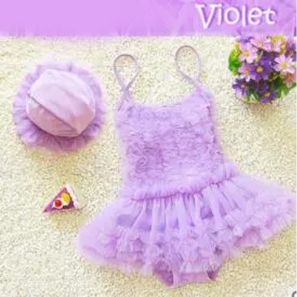 Yarn Skirt Baby Girl Swimsuit-6679