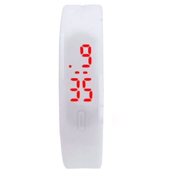 Sport Digital LED Watch Silicone Bangle Jelly Waterproof Bracelet for Unisex, Assorted Color-4469