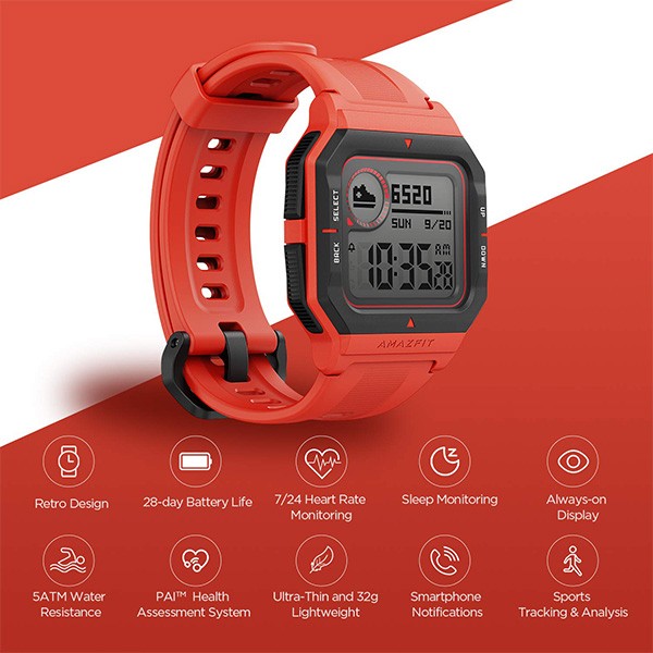 Amazfit Neo Smart Watch Orange-10151