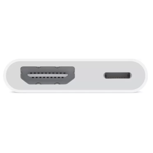 Apple MD826ZM/A Lightning Digital AV Adapter HDMI Adapter Compatible with Projector, HDTV, White-2373
