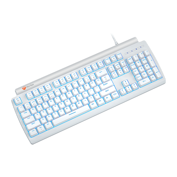 Meetion MT-MK600RD Mechanical Keyboard White-9832