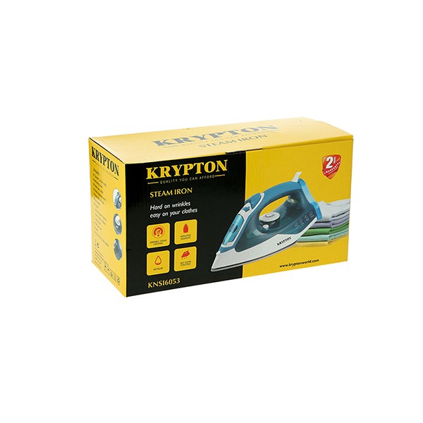 Krypton KNSI6053 2000W Easy Slide Steam Iron, Blue-3553