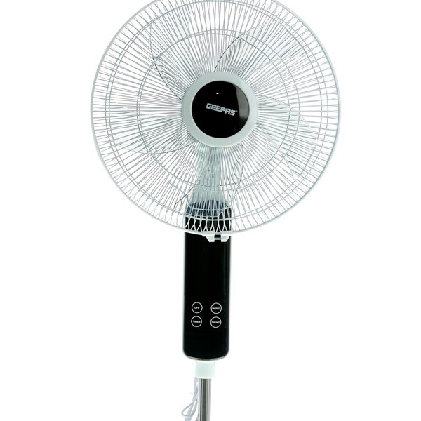Geepas GF9613 16-Inch Stand Fan With Remote Control 3 Speed-486