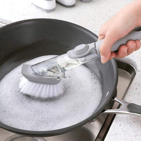 Automatic Liquid Filling Dish Brush-9501