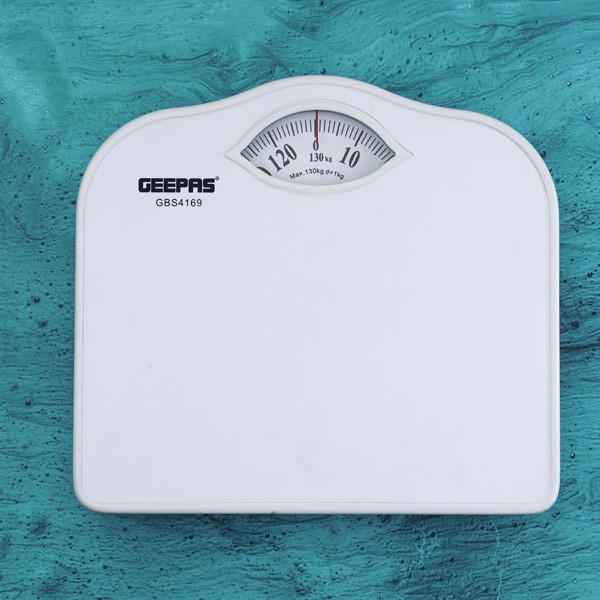 Geepas GBS4169 Mechanical Weighing Scale with Height and Weight Index Display-590
