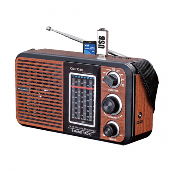 Olsenmark OMR1239 Rechargeable Radio with USB-1542