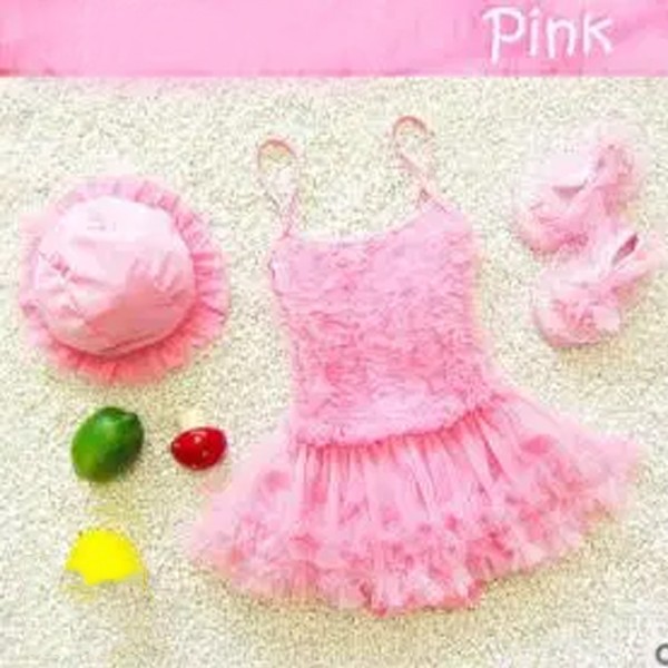 Yarn Skirt Baby Girl Swimsuit-6678