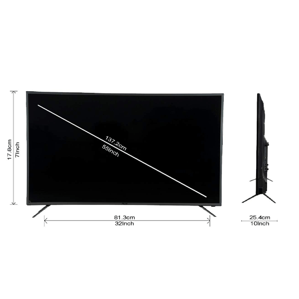 Akai 55 Inch UHD LED Smart TV, AK55KA680-11237