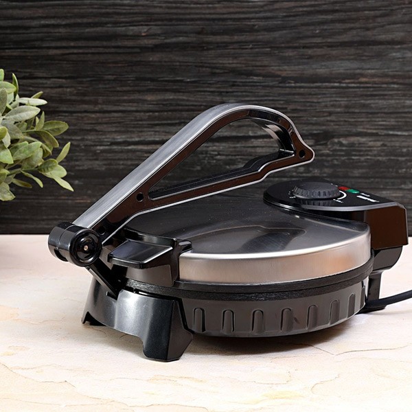 Geepas GCM6125 Chapati Maker Non-Stick Coating Lightweight & Compact Design 1200w-363