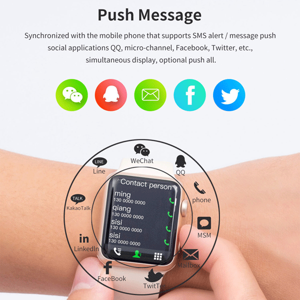 Modio Health & Fitness Smart Watch, MW-11-10985