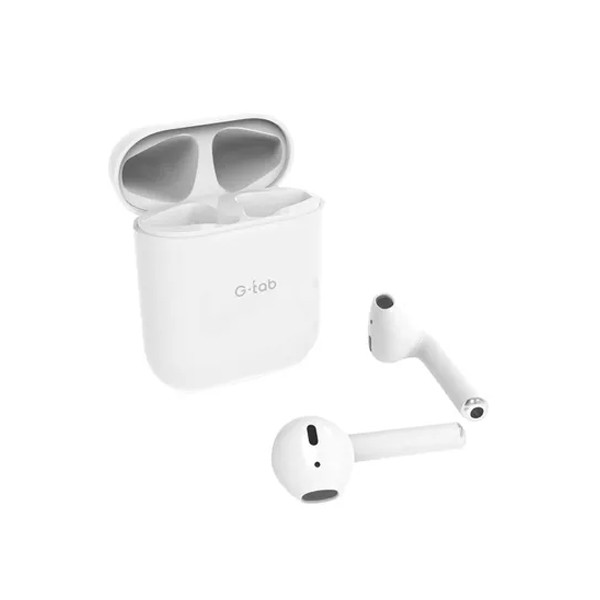 G Tab TW3 Pro In Ear Headphones With Charging Case White-10365
