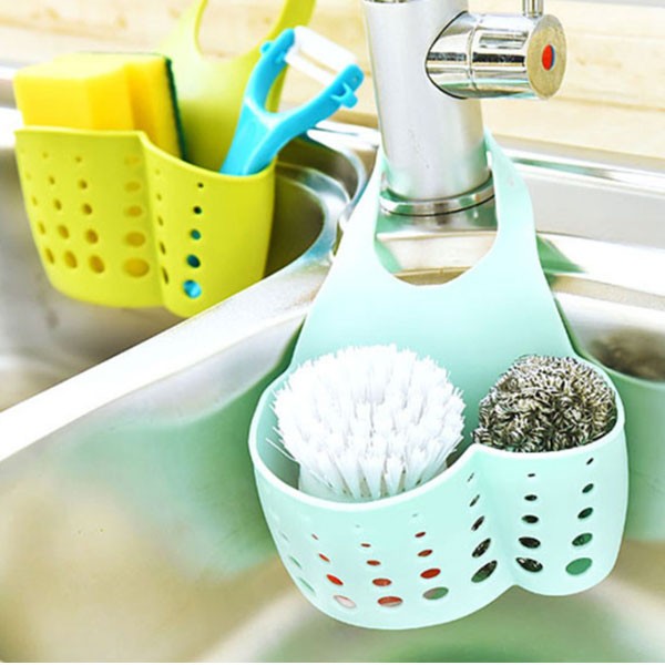 Portable Hanging Drain Basket for Home and Kitchen, Assorted Color-4385