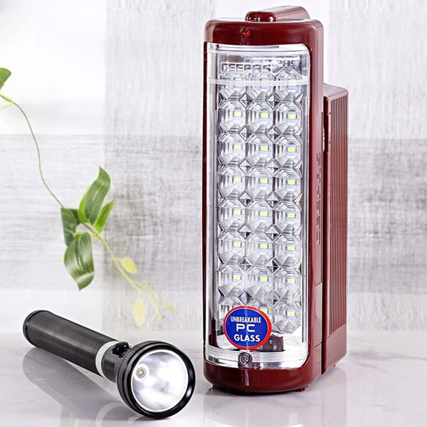 Geepas GEFL51029 Rechargeable Led Lantern With Led Torchlight-383
